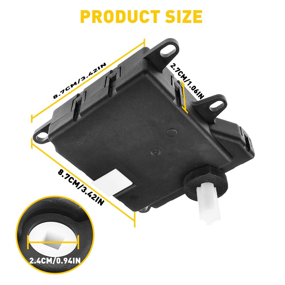 Heater Blend Door Actuator Replacement 8 PINS For 1997-2003 Ford F