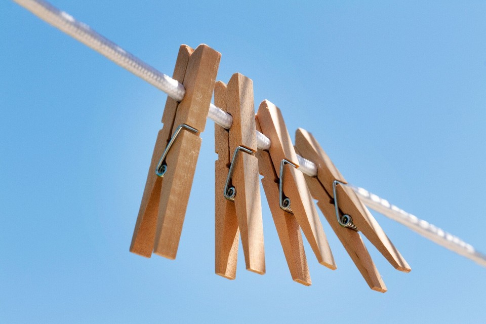 72 PACK of Pine Wooden Clothes Pegs Washing Line Laundry Clip Grip ...