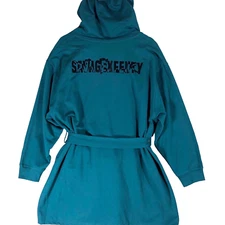 Savage X Fenty Robe Womens XS / Small Forever Showgirl Short Robe Hooded Belted