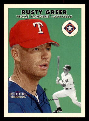 2000 Fleer Tradition #367 Rusty Greer Texas Rangers | eBay