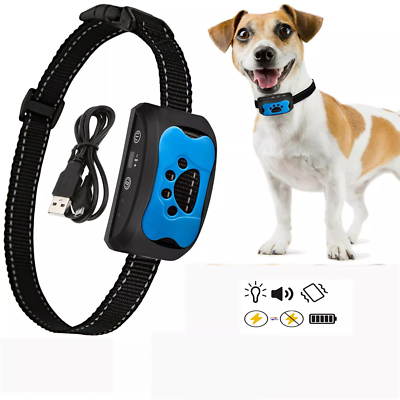 erziehungshalsband vibration und ton 3in1 Anti Bell Hundehalsband Erziehungshalsband mit Ton und Vibration  Halsband