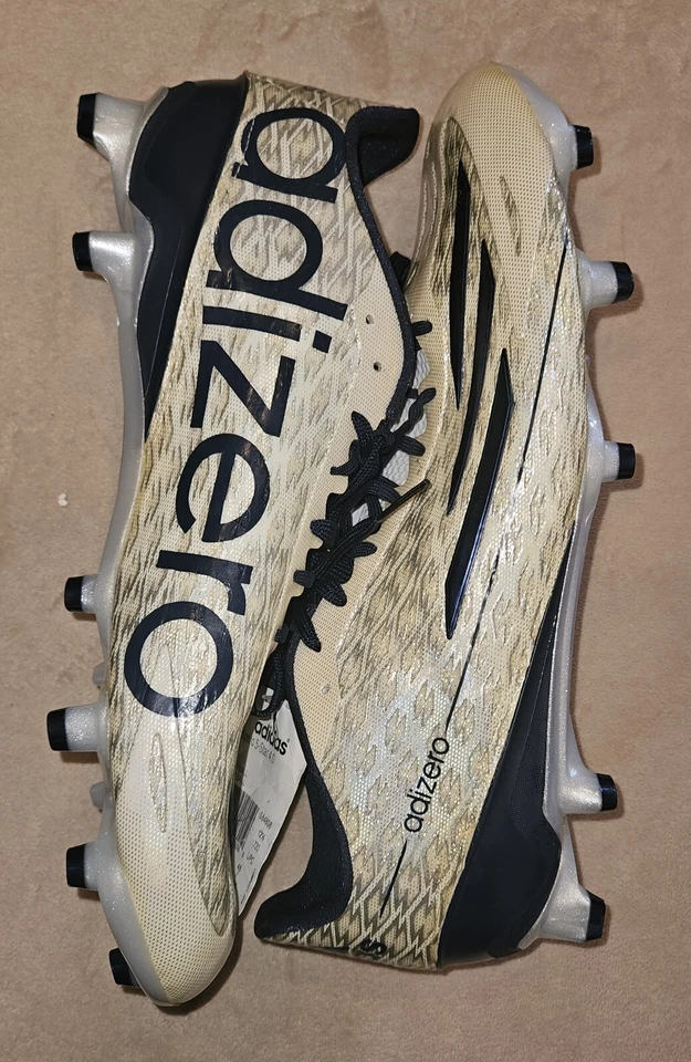 Adidas Adizero 5 Star 4.0 Off-White/Blue Size 13 USA  - Image 2 of 4