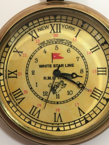 Titanic Pocket Watch RMS Titanic Vintage Pocket Watch 1912 - Picture 10 of 11