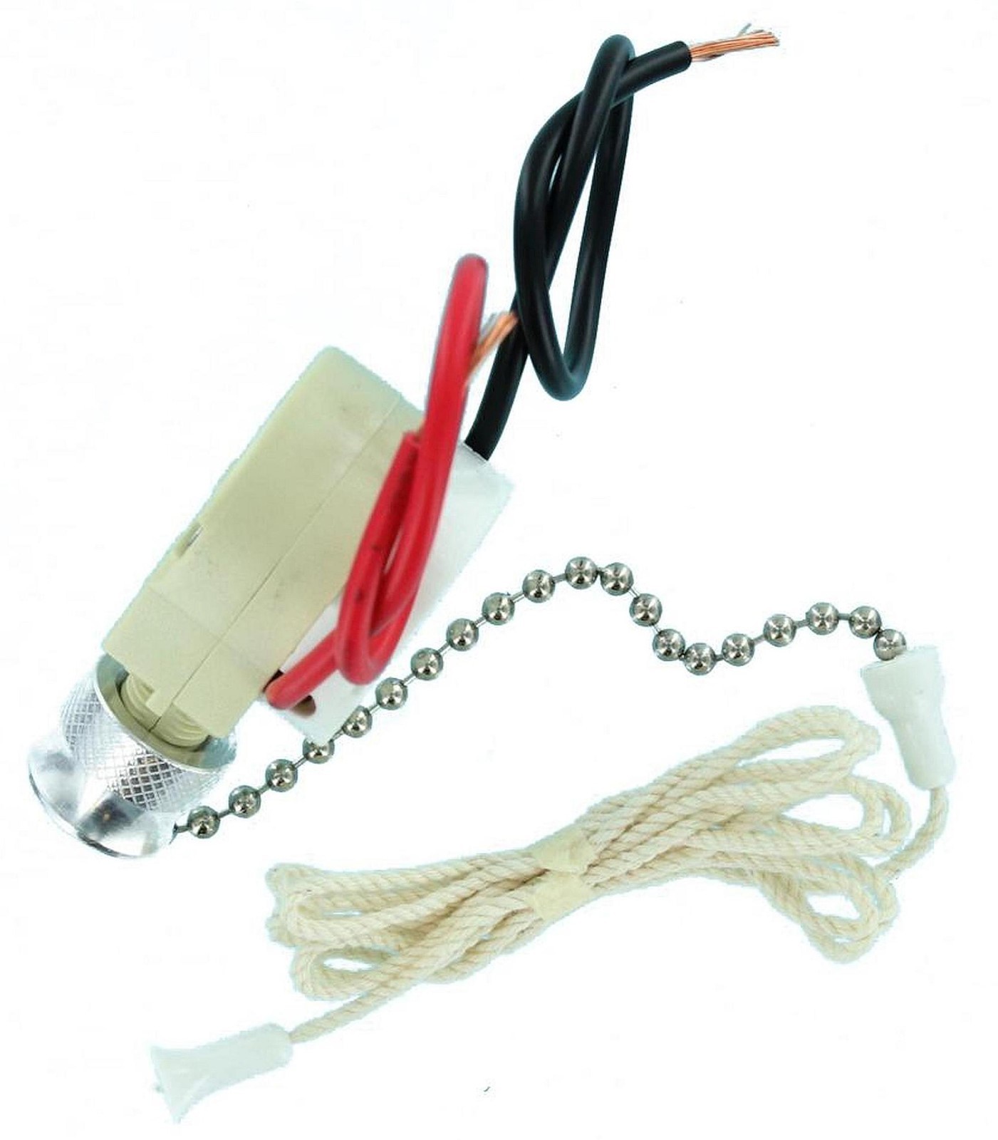 Heavy Duty PULL CHAIN SWITCH 6A SPST Ceiling Fan Light Fixture LEVITON