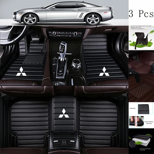 For Mitsubishi Mirage Car Floor Mats Waterproof Carpets All-weather Seasons Set - Picture 17 of 47