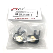 NEW STRC Brass Steering Knuckles Black for Axial SCX10 Pro 4x4