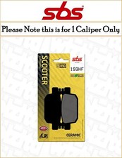 Honda NSS 350 A Forza 2021-2023 [Rear Ceramic Brake Pads] [SBS HF Series]