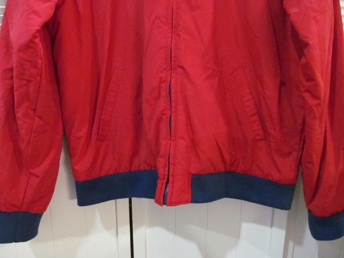 OBEY Sz XXL Mens Red/Navy Reversible Puffer JACKET / COAT - Picture 4 of 9