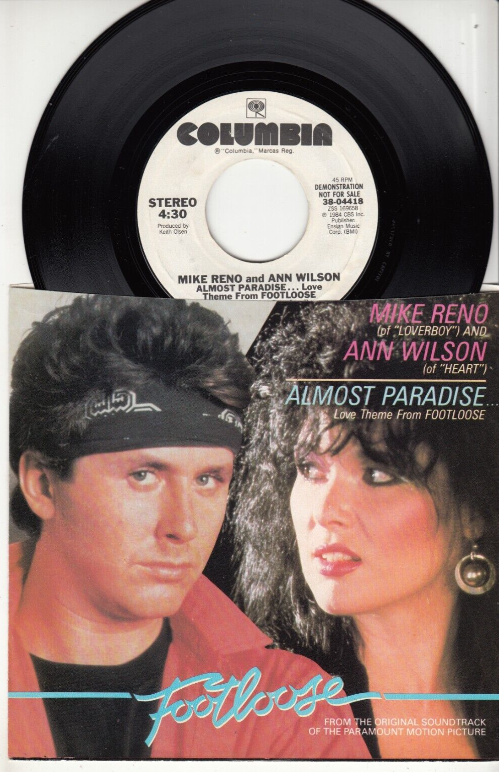 ALMOST PARADISE - Mike Reno feat. Ann Wilson 