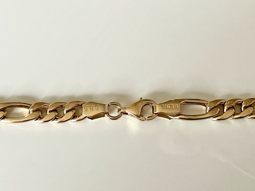 FIGARO KETTE 585 / 14 KARAT GELBGOLD - Bild 2 von 4