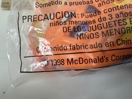 Vintage McDonald's Happy Meal Toy 1998 Haunted Halloween Grimace #3 New - Picture 6 of 9