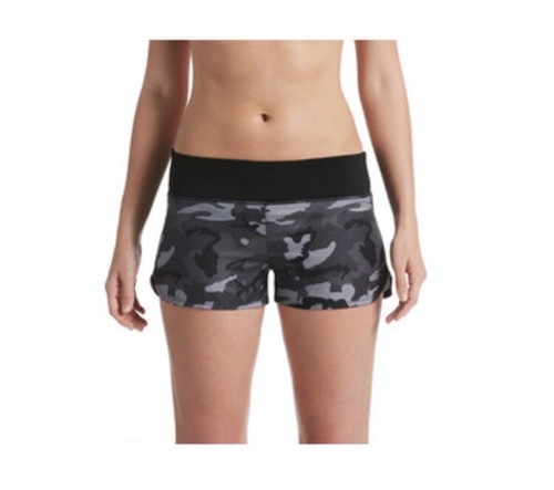 Nike Womens Camo Swim Board Shorts Sz 
