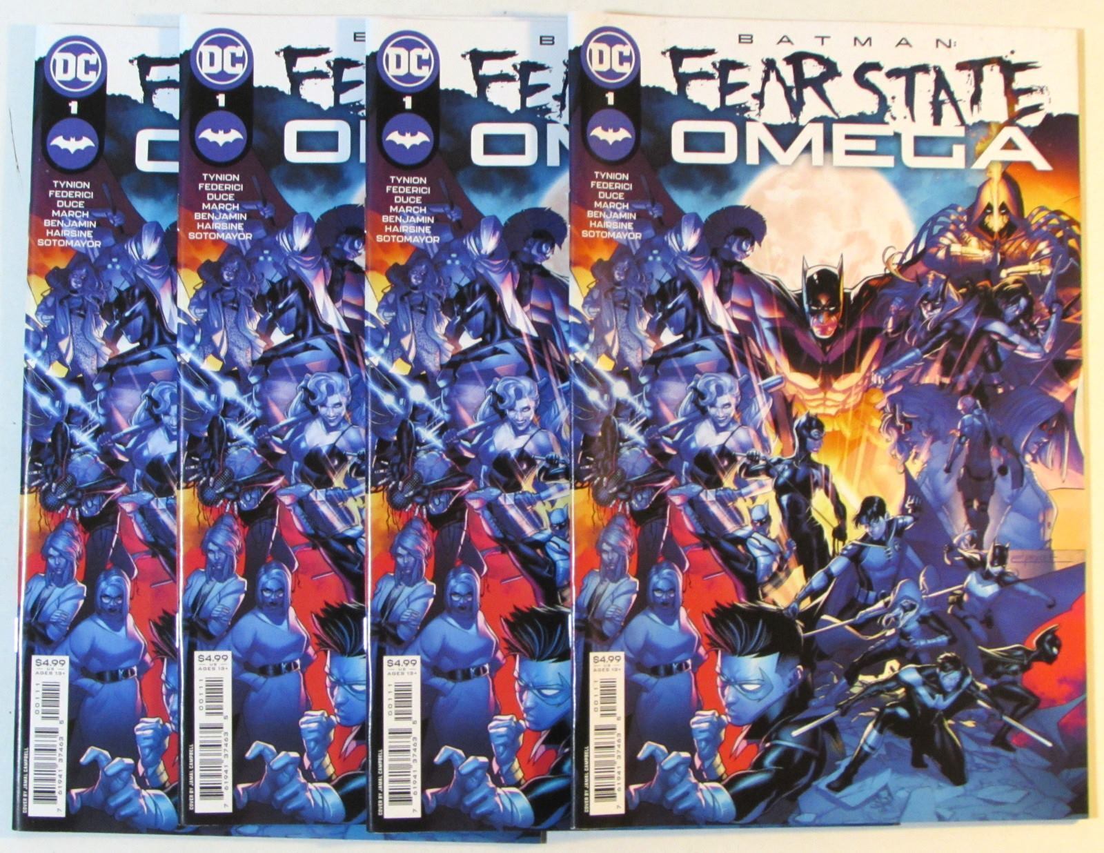 2022 Batman Fear State Omega Lot of 4 #1 x4 DC Comics 1st Print Comic Books