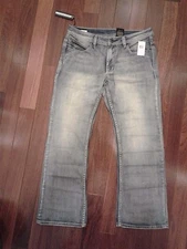 BRAND NEW BUFFALO Mens Gibson bootcut jeans 32x30 36x30 38x30 40x30 42x30 BOOT 
