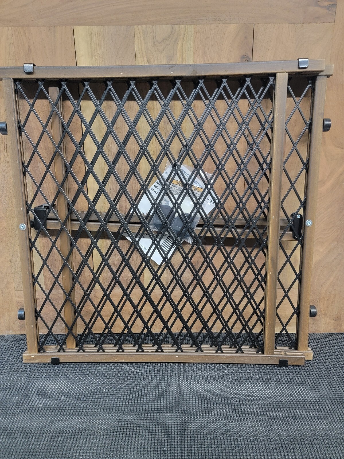 Position & Lock Baby Gate, PressureMounted, Farmhouse Collection eBay