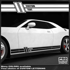 Dodge Challenger Rocker Panel Side Stripes Decals 2015 2016 2017 2018 2019 Dodge Challenger Rocker Panel Side Stripes Decals 2015 2016 2017 2018 2019