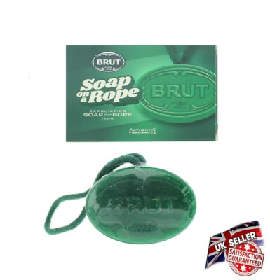 Neu Brut Original Seife am Seil Authentischer Duft 150g UK