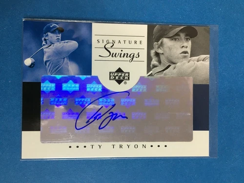 F129,858 2002 Upper Deck Golf AUTO TY TRYON