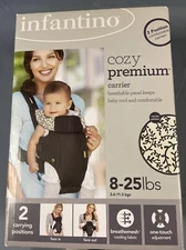 Infantino Cozy Premium Baby Infant Carrier 8 - 25 Lbs Pounds Face In/out 200-129