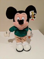 Disney   Plush Golfer Mickey- 14"