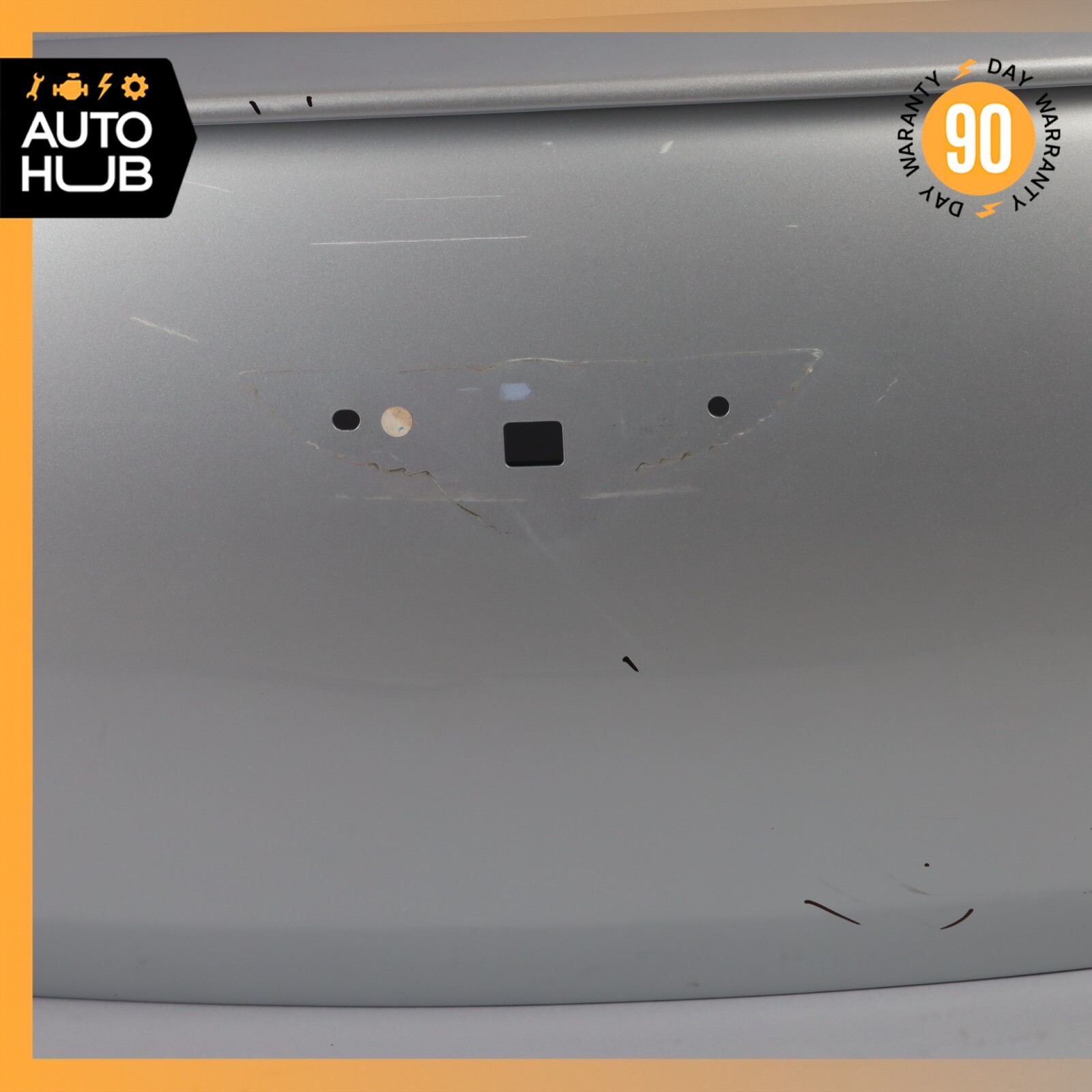 03-10 Bentley Continental GT Coupe Trunk Lid Panel Assembly Silver OEM