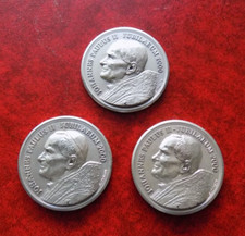 Giovanni Paolo II Giubileo 2000 3 Medaglie  Ø mm. 40 argento 925/1000