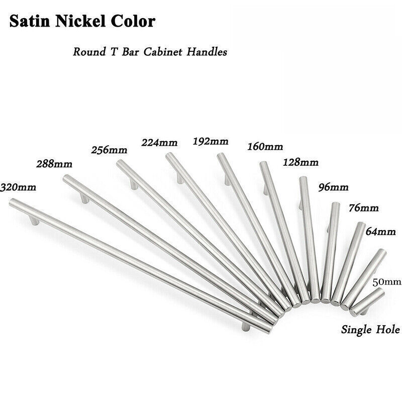 Kitchen Door Handles Matte Black Stainless Steel Door Drawer