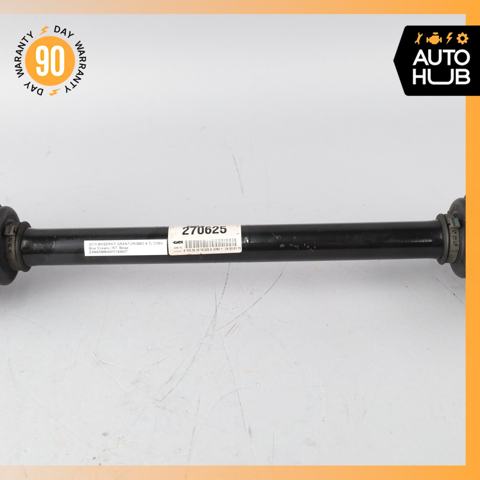 08-19 Maserati GranTurismo M145 Rear Right or Left Side Axle CV Half Shaft OEM