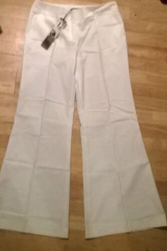 Fancy Dress Ladies cream trousers flare leg 1970's 80's NAUGHTY designer Size 10 - Picture 1 of 5