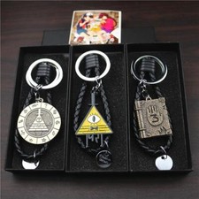 Gravity Falls Diario Número Billete Colgante Llavero Abanicos Joyería Regalo