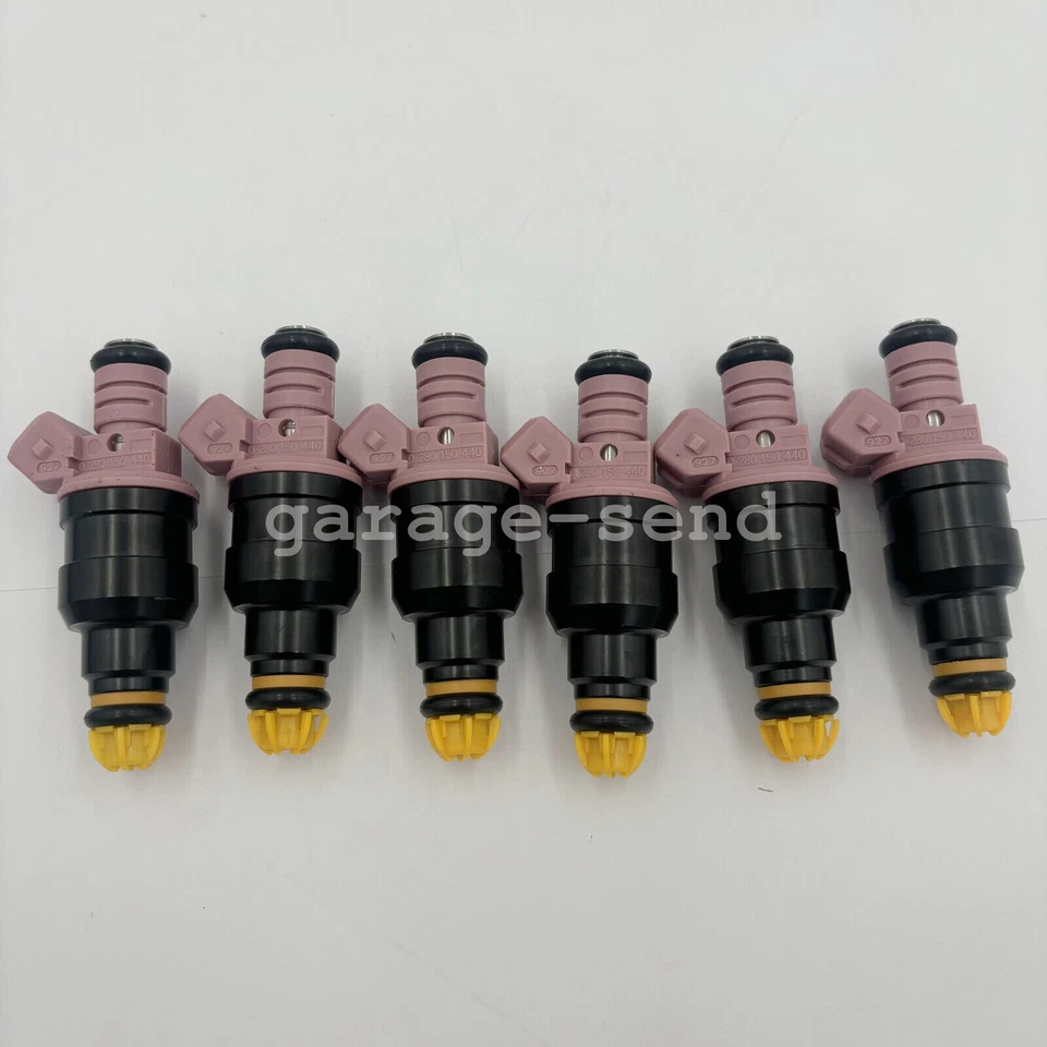 6X Inyectores de combustible OEM 0280150440 PARA BMW E36 328i M3 E39 Z3 M52 M52 B28 NUEVO Foto 2 de 4