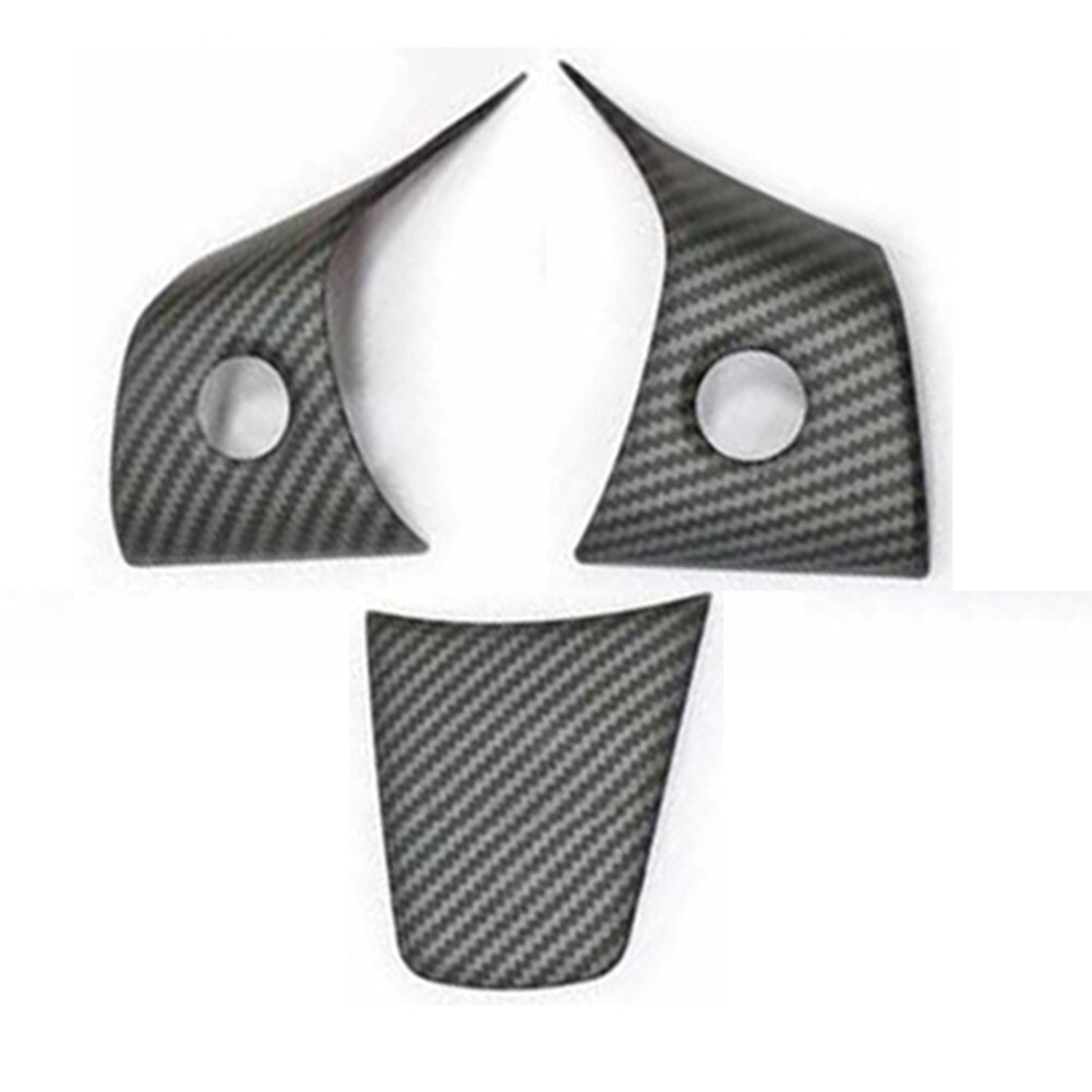 Custom fit Carbon Fiber Interior Steering Wheel Cover for Tesla Model 3 Y