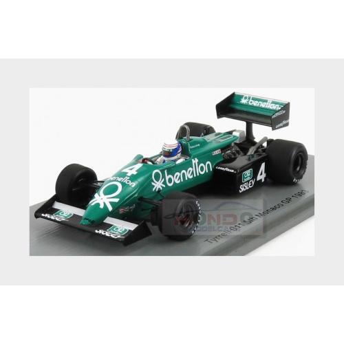 1:43 Spark Tyrrell F1 011 #4 Monaco Gp 1983 D.Sullivan Green Black S7285 - Bild 2 von 2