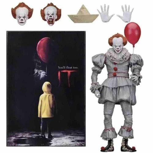 Stephen King It The Clown Pennywise PVC Horror 7" Action Figure Model Toy