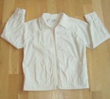 EUC DKNY Ladies Lightweight Zipper Jacket S Side/Waist adjustments