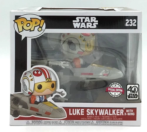 Funko Pop! Rides Star Wars 40th Luke Skywalker with X-Wing #579 Special Edition