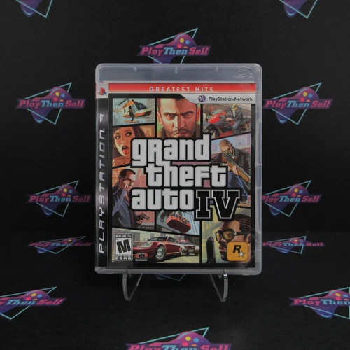 Refurbished Grand Theft Auto IV PS3 PlayStation 3 GH + Map Complete  - Excelle..