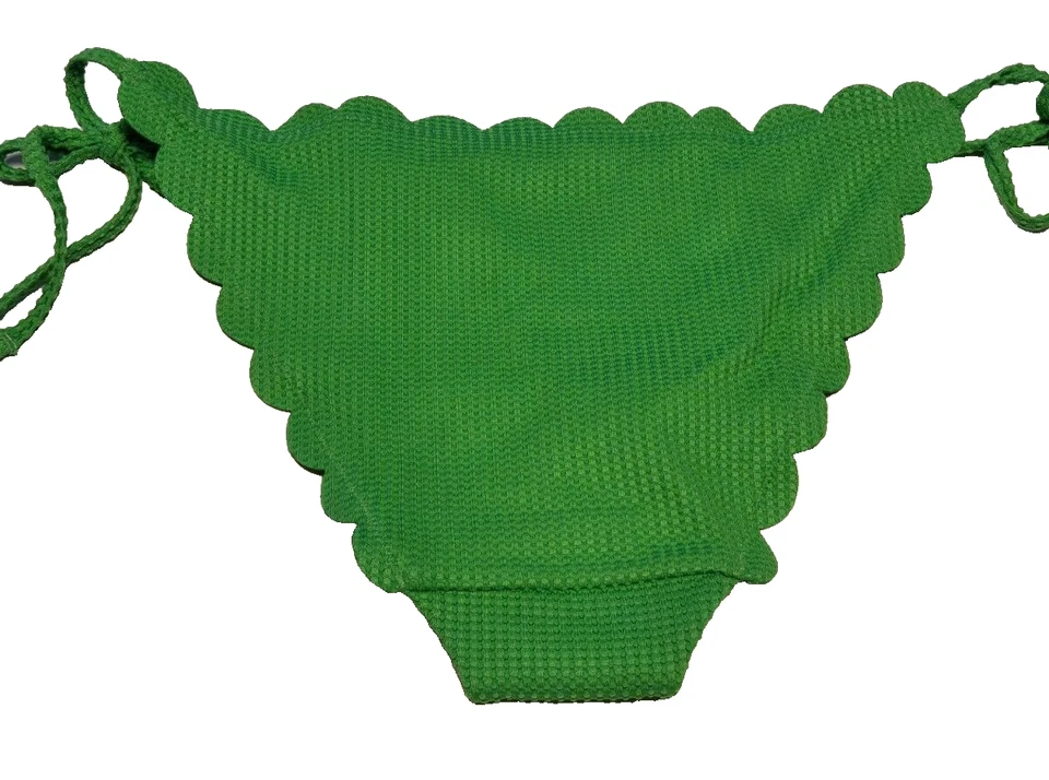 Calcinha de banho feminina American Eagle Aerie verde atrevida biquíni nova com etiquetas média - Imagem 3 de 3