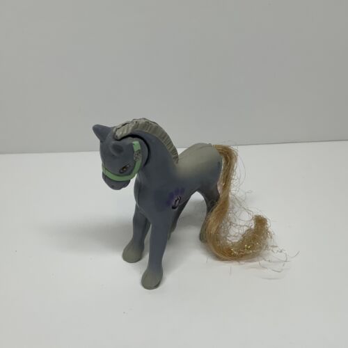 Vintage Littlest Pet Shop Sweetheart Ponies Blue Sparkle Pony Figure Kenner Toy - Picture 2 of 7