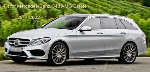 4Pcs Mudflaps Splash Guard Mudguard Fender for 17-22 Mercedes-Benz C43AMG Estate - Picture 2 of 8