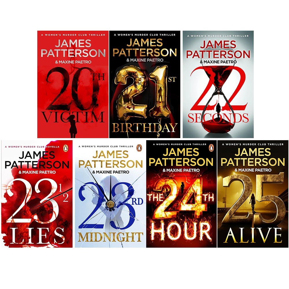 Women's Murder Club Series 7 Books Collection Set by James Patterson 20-25
