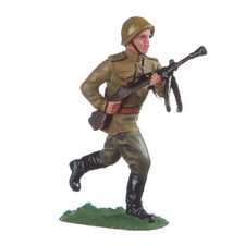 Tin Toy Soldier Russian Soviet WW2 Infantryman 54mm 307