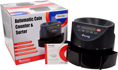 Electronic Automatic Coin Sorter Counter Separator Machine LED