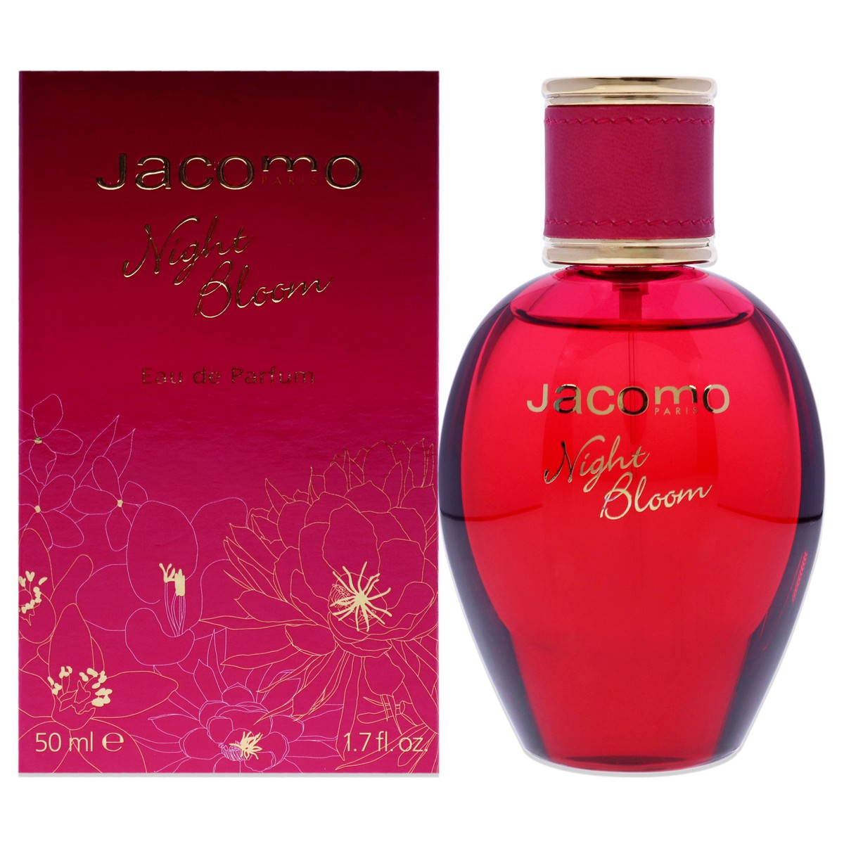 Jacomo Night Bloom Eau De Parfum Spray By Jacomo - 1.7 oz Jacomo Night Bloom Eau De Parfum Spray By Jacomo - 1.7 oz
