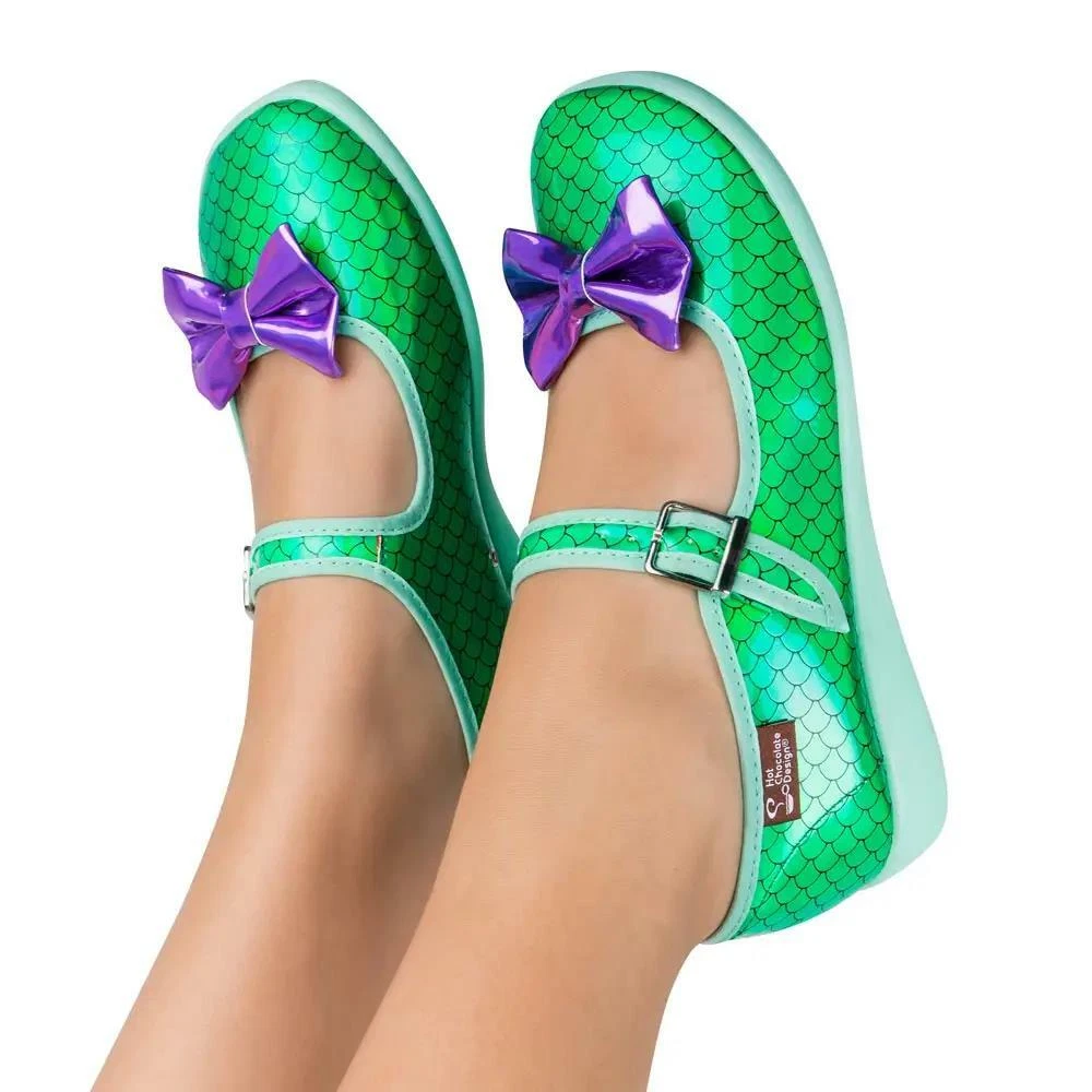 Green mermaid hotsell shoes