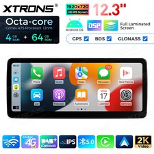 Autoradio f&uuml;r Mercedes A CLA GLA G Klasse NTG 4.5 12.3" Android 4G+64GB GPS Navi