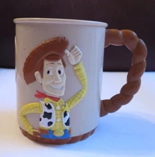 OCEAN SPRAY ~ CRAVE-WAVE ~ DISNEY'S TOY STORY ON VIDEO ~ WOODY PLASTIC CUP / MUG