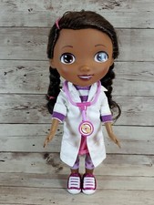 Doc McStuffins Disney 11 inch talking plastic doll w/ Stethoscope
