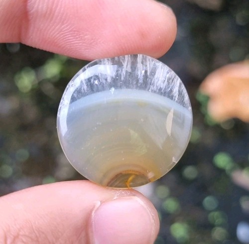 18.40 Ct Top Grade Iris Rainbow Agate Cabochon - Rare Collectable Iris Agate Cab - Picture 5 of 5