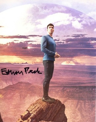 ETHAN PECK SIGNED PHOTO (2) STAR TREK